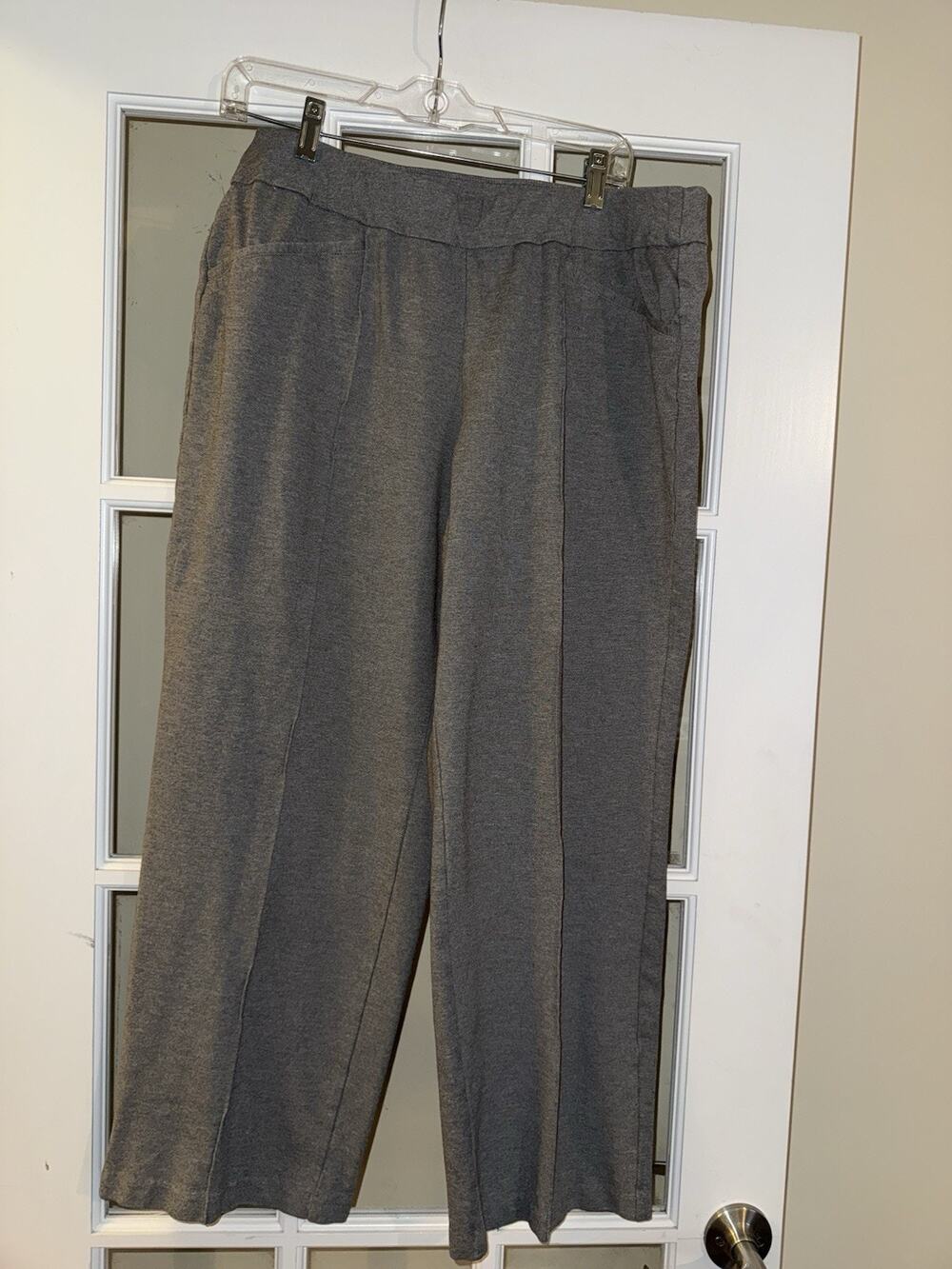 Cato Est. 1946 gray straight leg pull on pants 14/16WP comfy